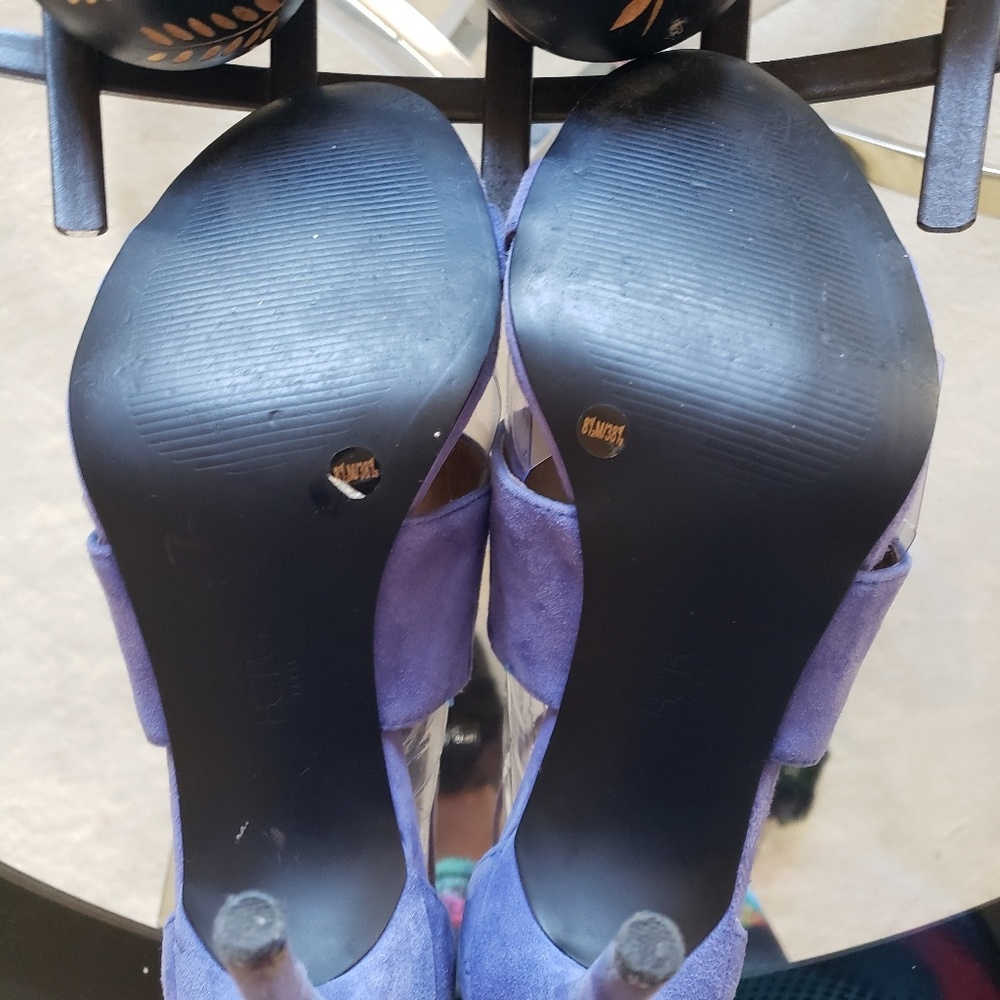 Bcbg shoes size 8.5 color blue with lavender tint - Picture 4 of 8